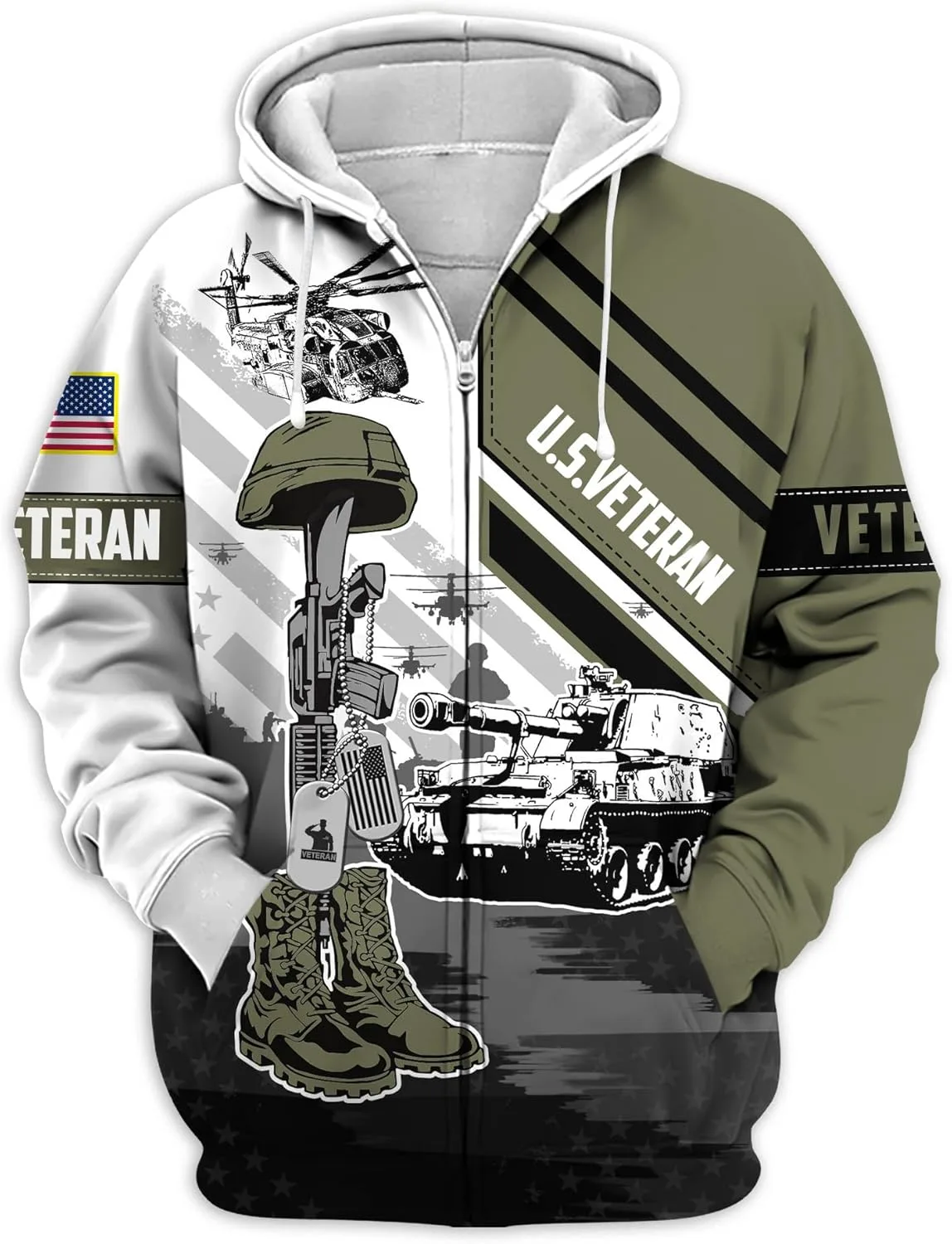 

Толстовка Proud Veteran для мужчин Vetadn