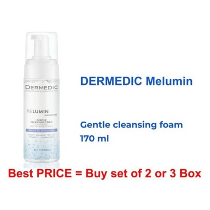 

Нежная очищающая пенка Dermedic Melumin Gentle Cleansing Foam 170 мл для проблем с пигментацией Biogened S.A