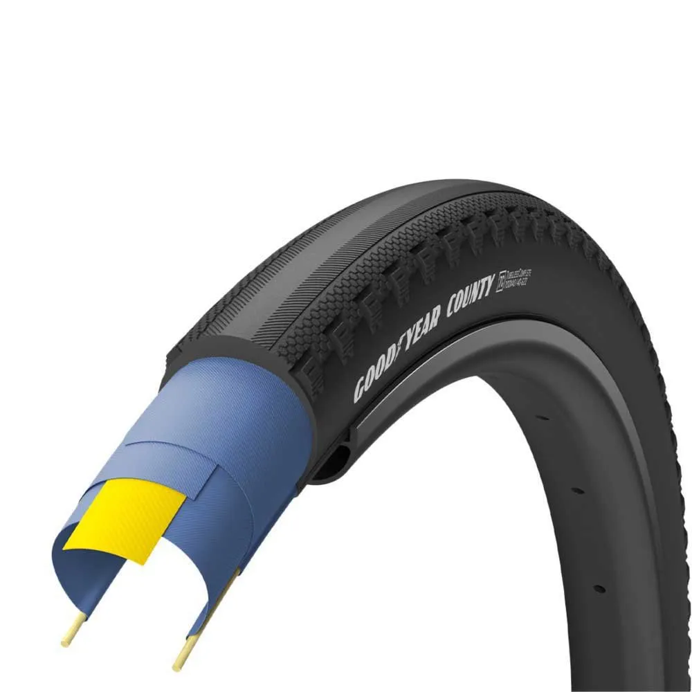 

Гравийная шина Goodyear County 60 TPI Tubeless 700 x 35 rigid, желтый