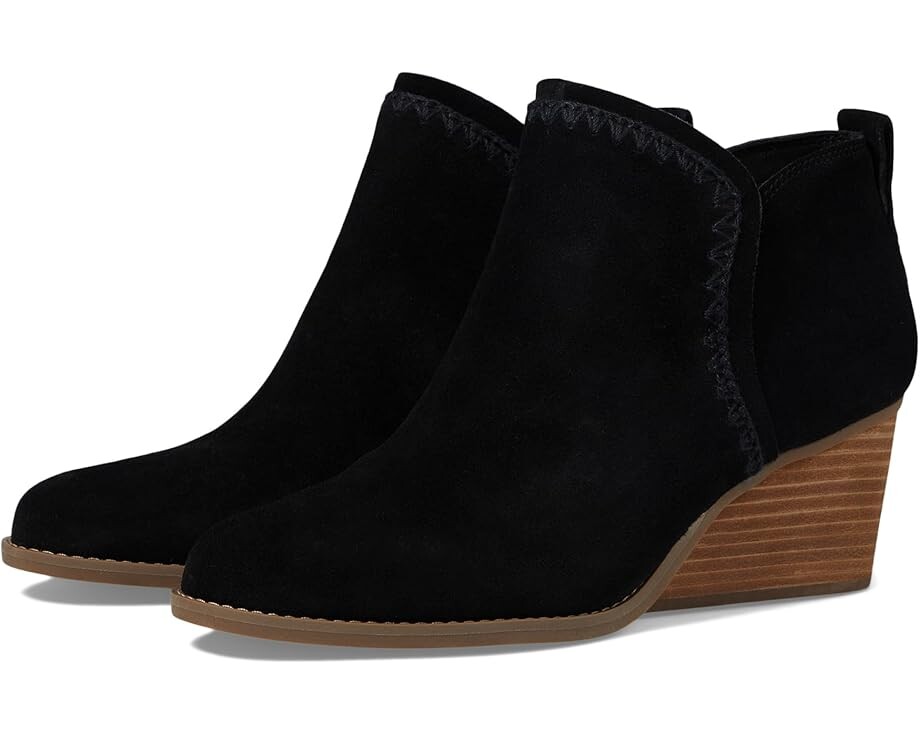 

Ботинки TOMS Kaia, черный замшевый