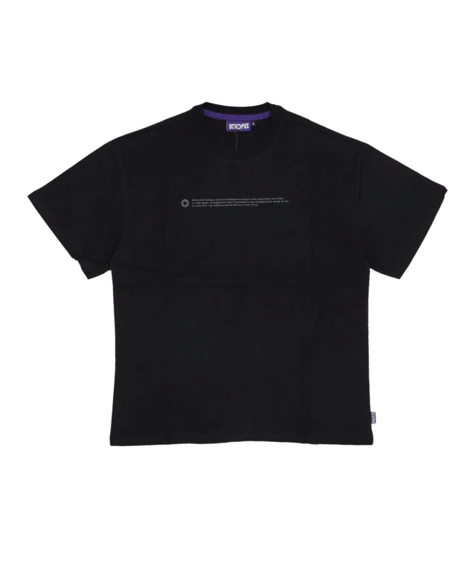 

Черная футболка с логотипом и коротким рукавом Octopus, черный