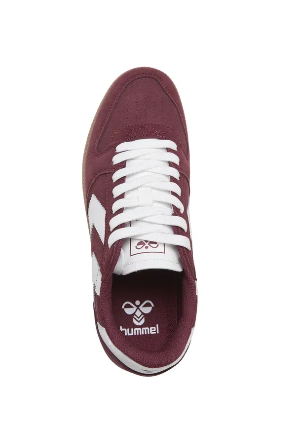 Кроссовки Hummel Hb perfect trainers, винный белый резина — фото 3