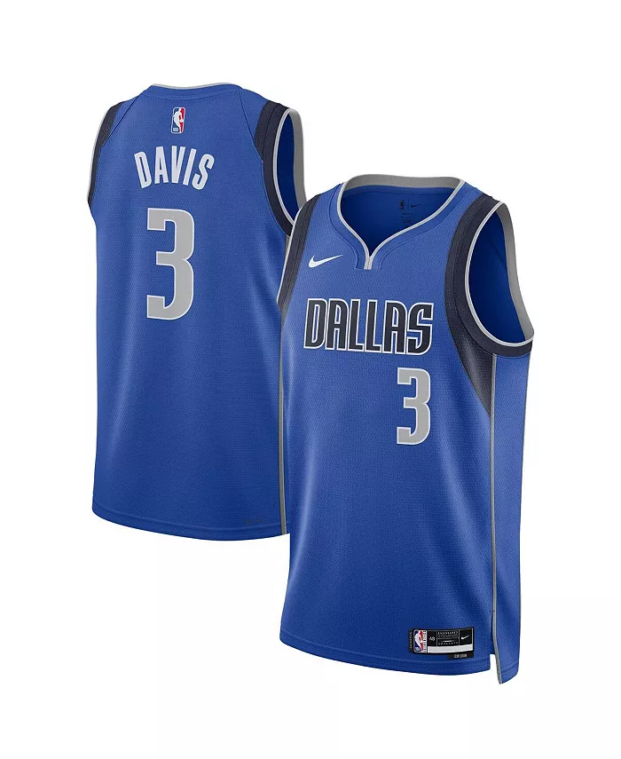 

Мужская и женская баскетбольная майка Anthony Davis в синем цвете Dallas Mavericks Swingman Nike
