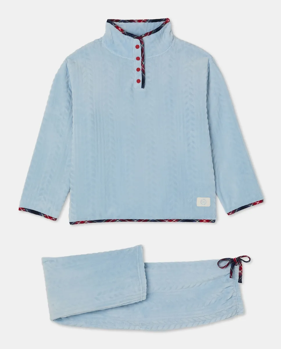 

Женская пижама с высоким вырезом Énfasis, светло-голубой