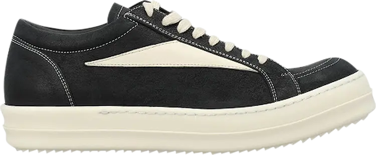 

Кроссовки Rick Owens Luxor Vintage Low 'Black Nubuck', черный, Серый, Кроссовки Rick Owens Luxor Vintage Low 'Black Nubuck', черный