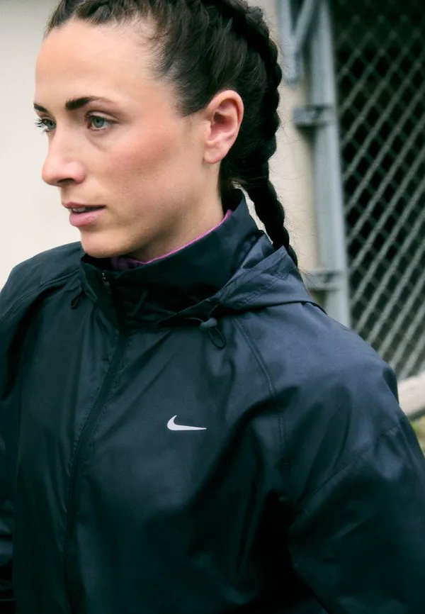 Беговая куртка tempo Nike Performance, Black/Reflective Silver-Coloured