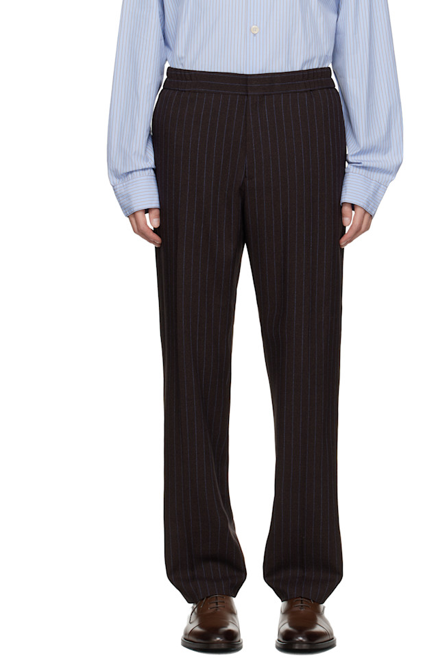 

Paul Smith Бордовые шерстяные брюки