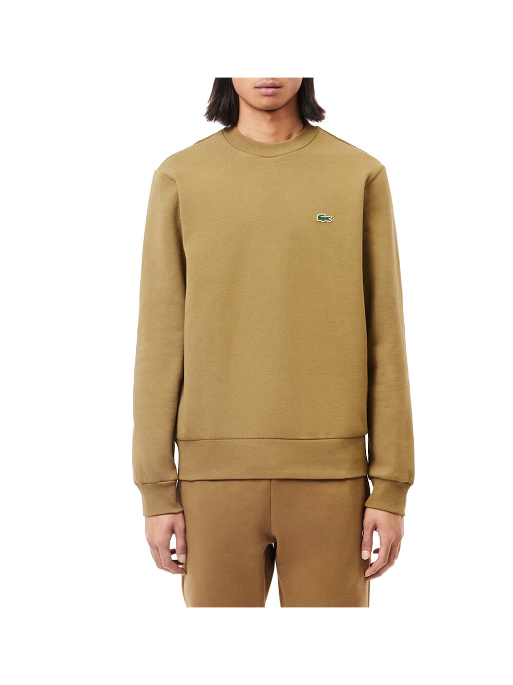 

Коричневая мужская толстовка Lacoste
