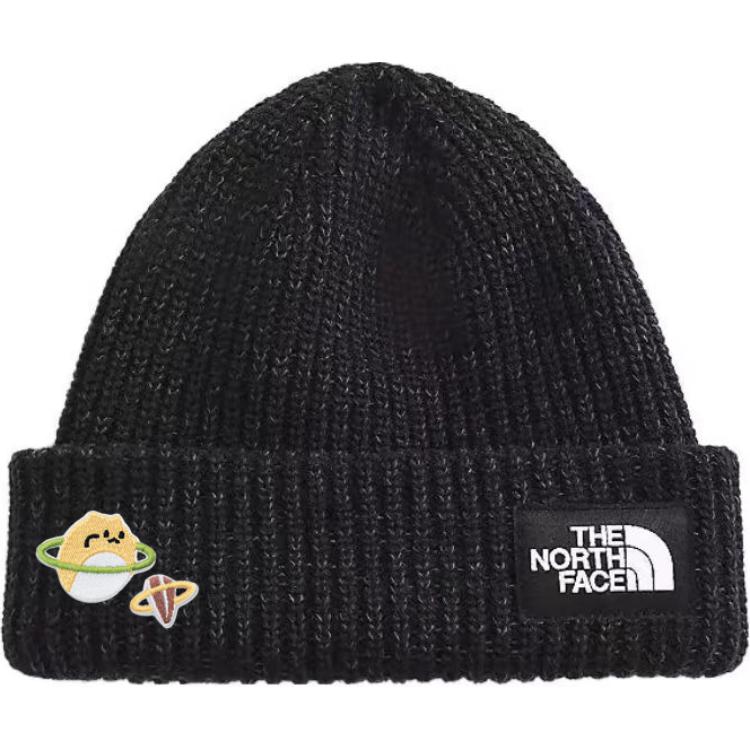 

THE NORTH FACE Полиэстеровая шапка унисекс черная, One Size Black Logo