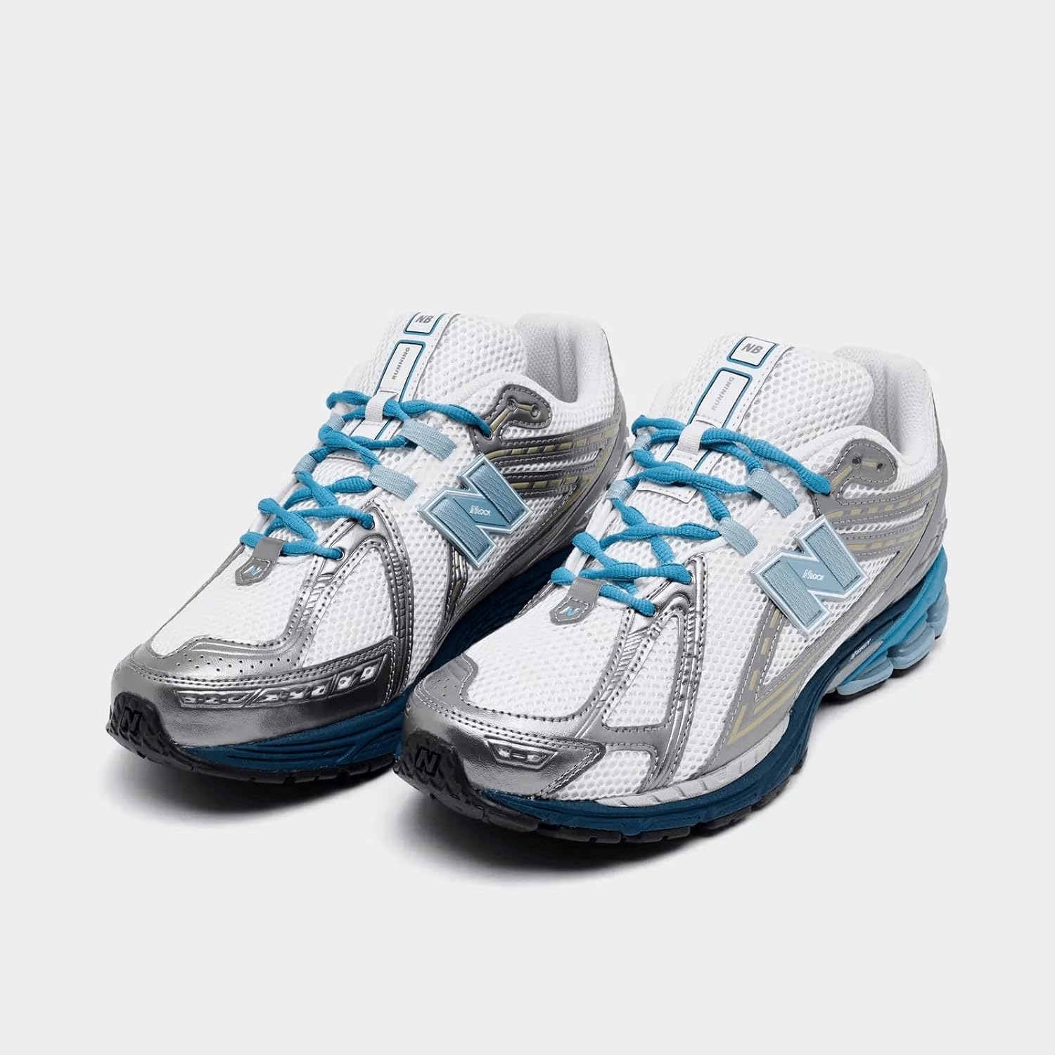 Кроссовки New Balance 1906 для мужчин, белый/синий — фото 2