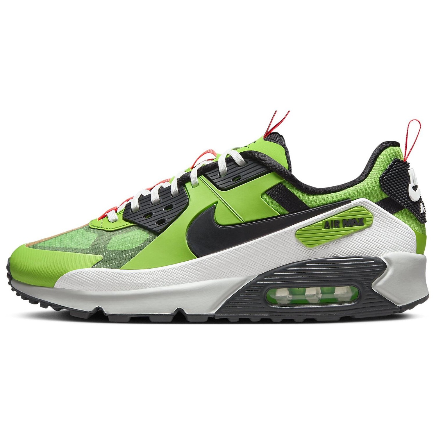 

Кроссовки Air Max 90 унисекс с низким верхом Зеленые/белые/черные/красные Nike