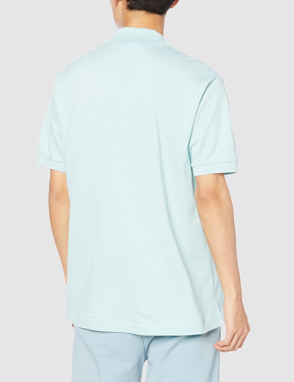 Классическая рубашка-поло Lacoste L.12.12 с коротким рукавом, синий/бирюзовый — фото 3