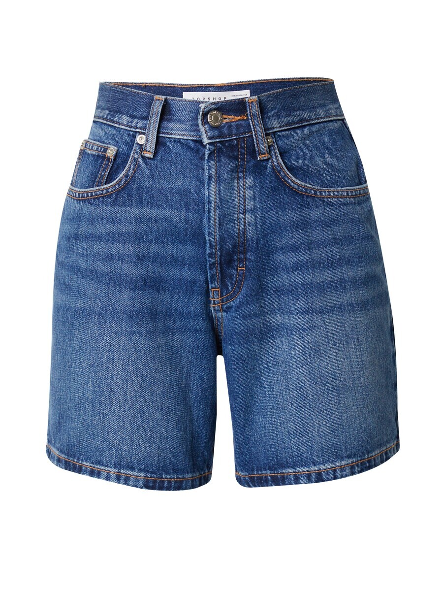 

Джинсовые шорты TOPSHOP Regular Jeans, синий деним