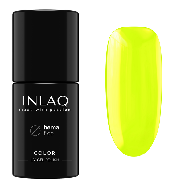 

Гибридный лак для ногтей Lemon Burst, 6 мл Inlaq Neon spectrum, цвет lemon burst