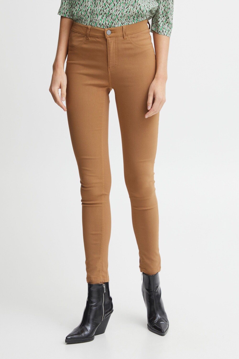 

Брюки b.young Slim fit Jeans, коричневый