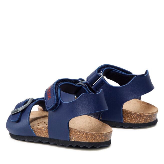 Сандалии Geox B S. Chalki B. A B922QA 000BC C4244 M Navy/Dk Red, темно-синий — фото 3