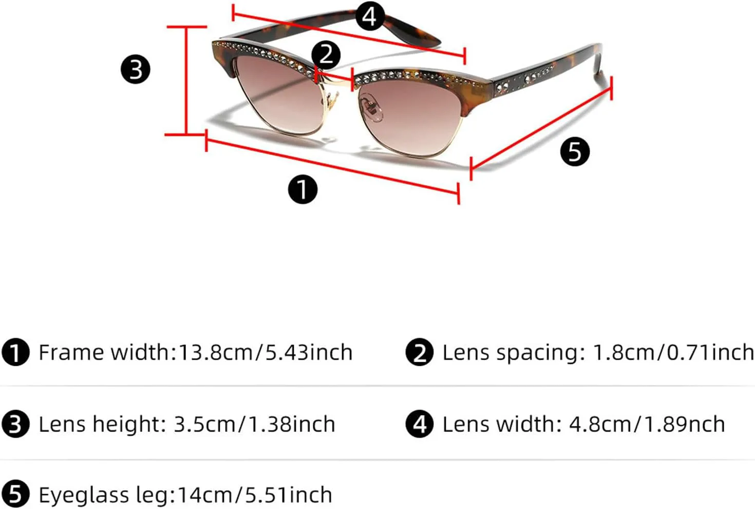 

Солнцезащитные очки Willochra 2024 в форме треугольного кошачьего глаза для женщин, блестящие, с кристаллами, уникальные, черные и коричневые, со стразами, Brown
