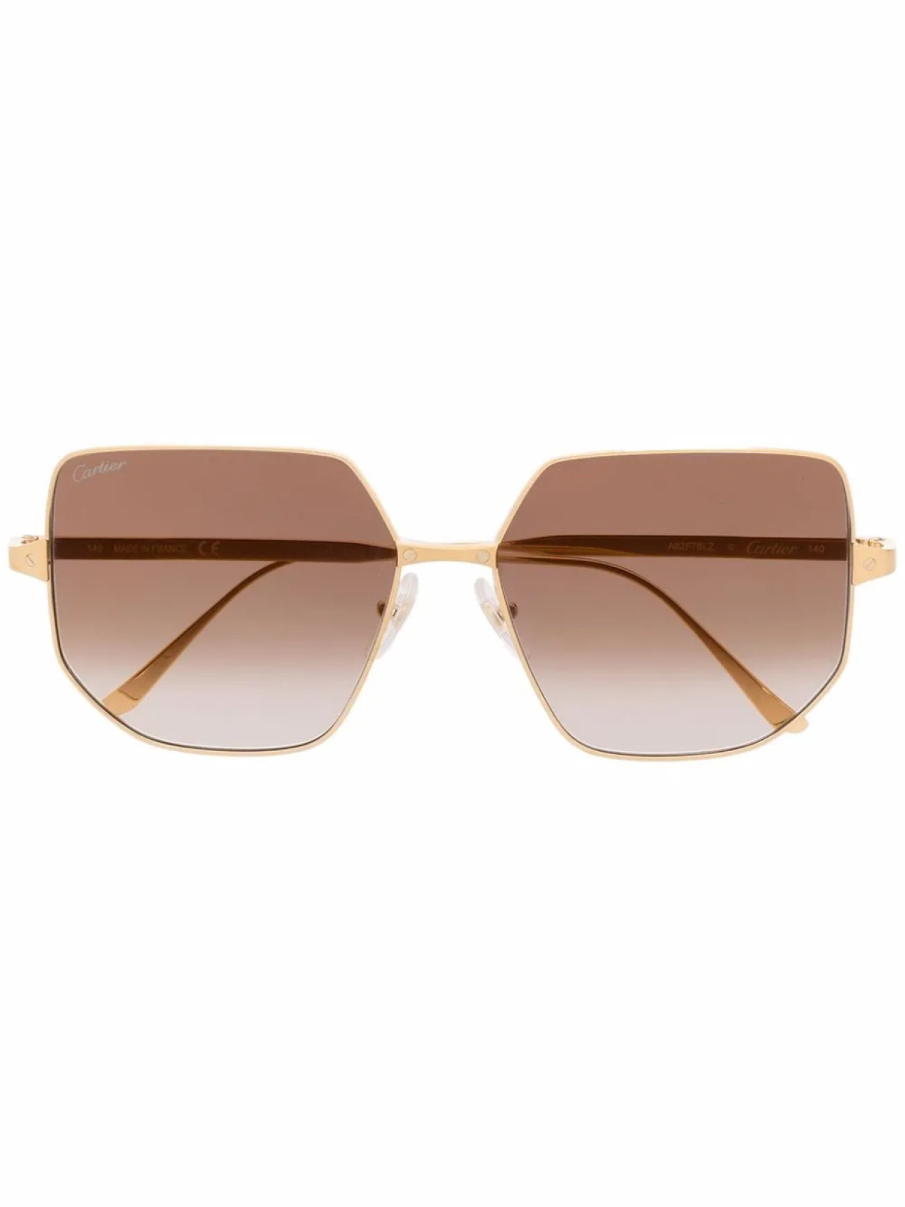 

Солнцезащитные очки с эффектом градиента Cartier Eyewear, золотой
