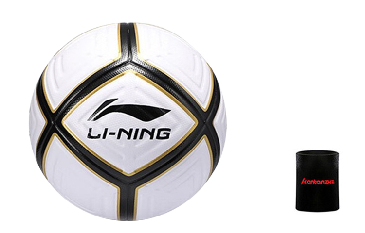 

LINING Размер 4 футбольный мяч TPU Unisex черный белый