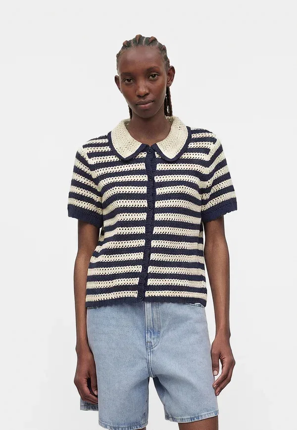 Кардиган свободного кроя Gap, blue/chino, синий/чино