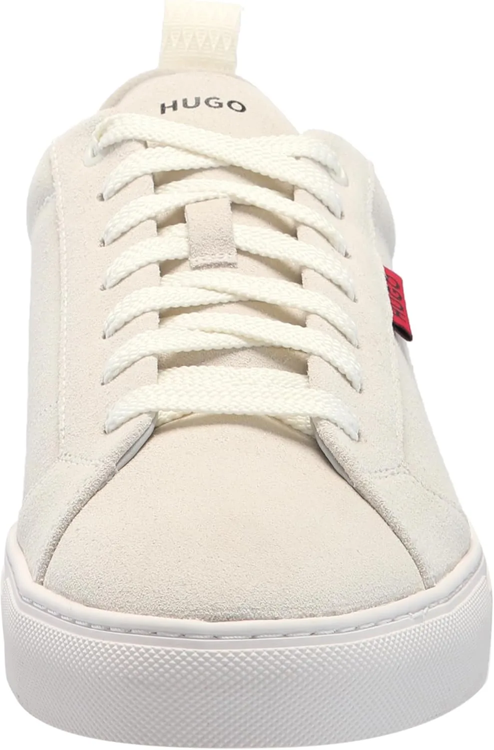 Мужские низкие кроссовки HUGO Essential Cupsole из замши, натуральный — фото 2