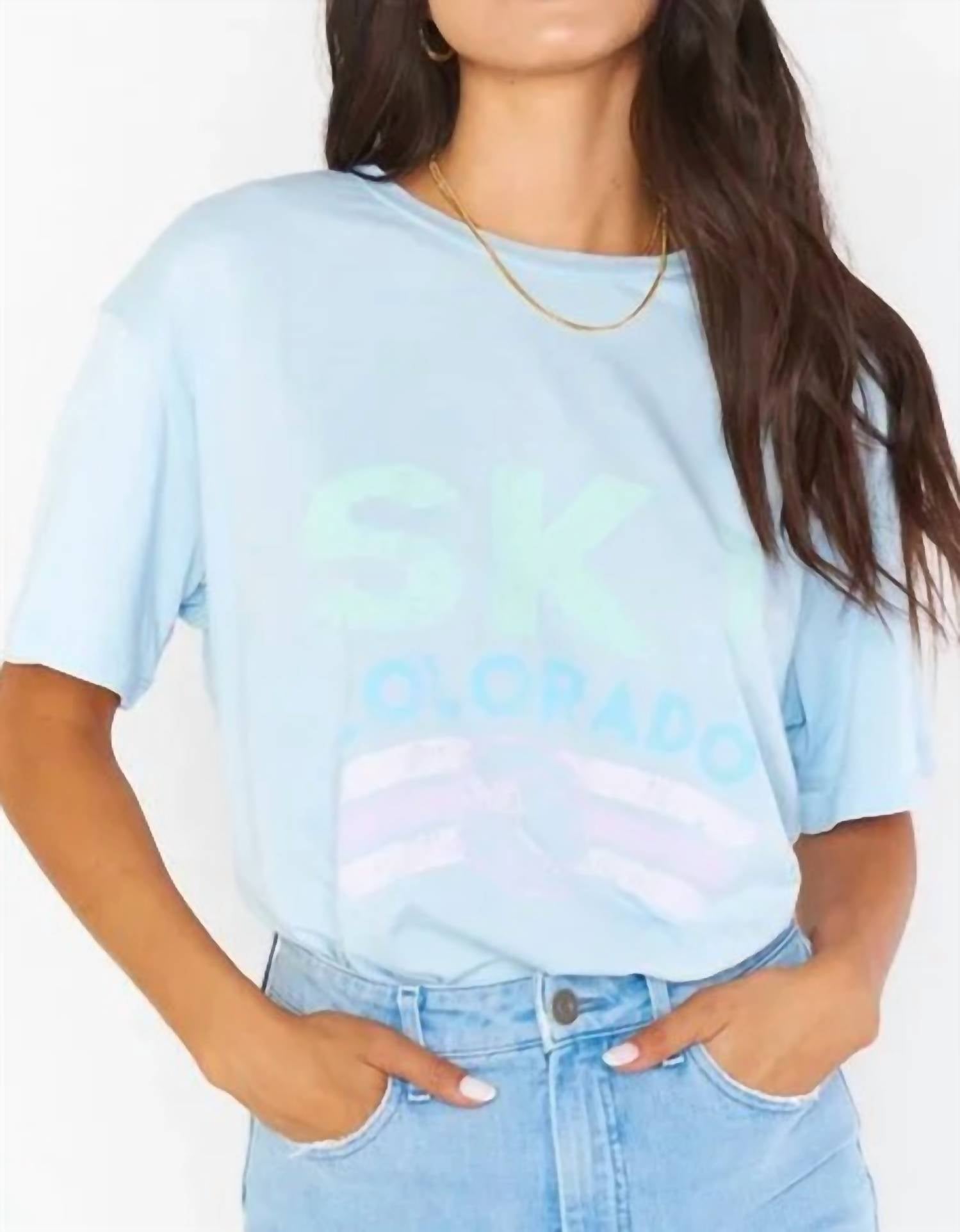 

Футболка женская Show Me Your Mumu, цвет ski colorado