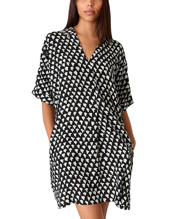 

Треугольное свободное короткое платье Whistles, мультиколор