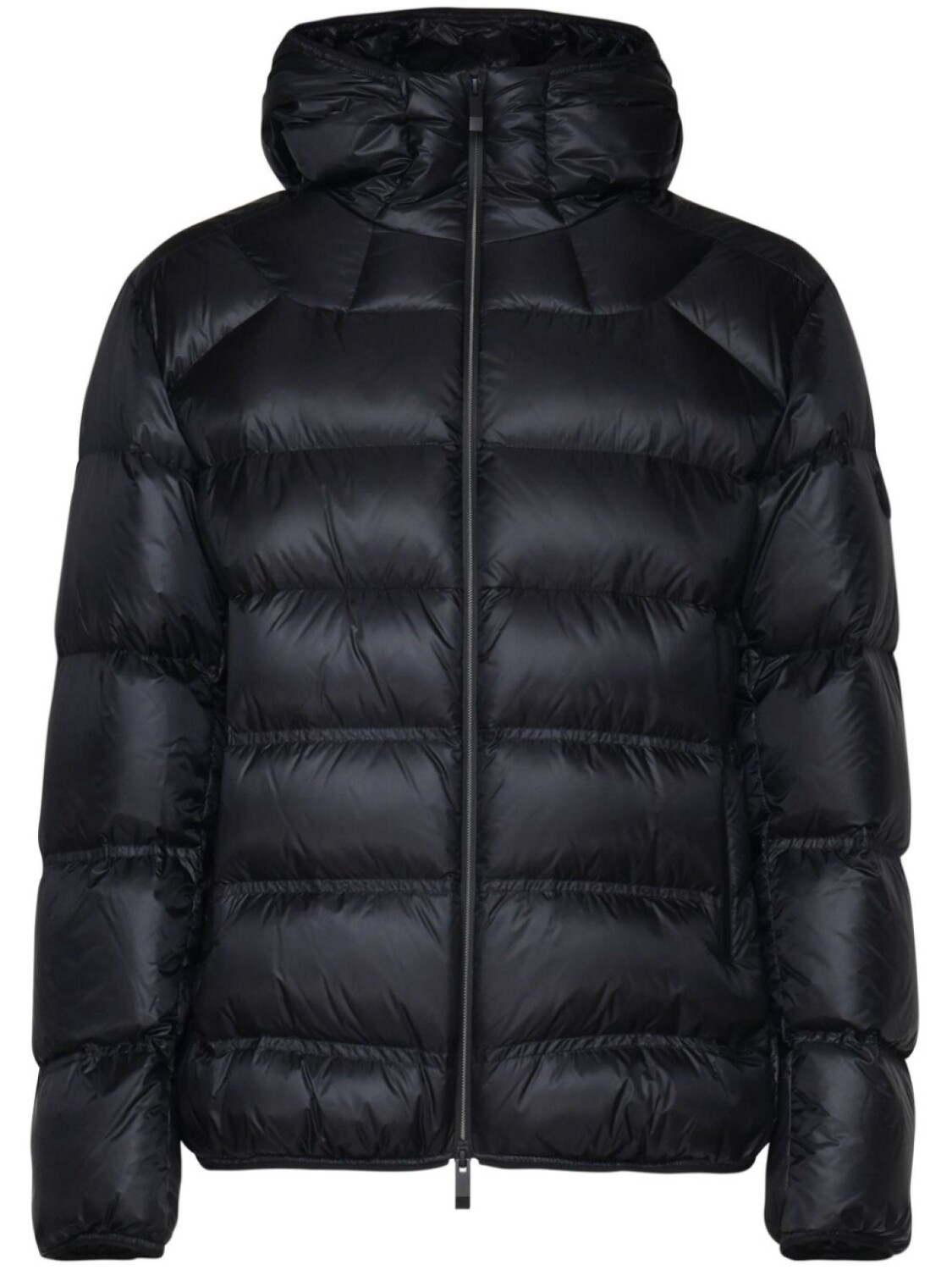 

Куртка с капюшоном и нашивкой-логотипом Moncler, черный
