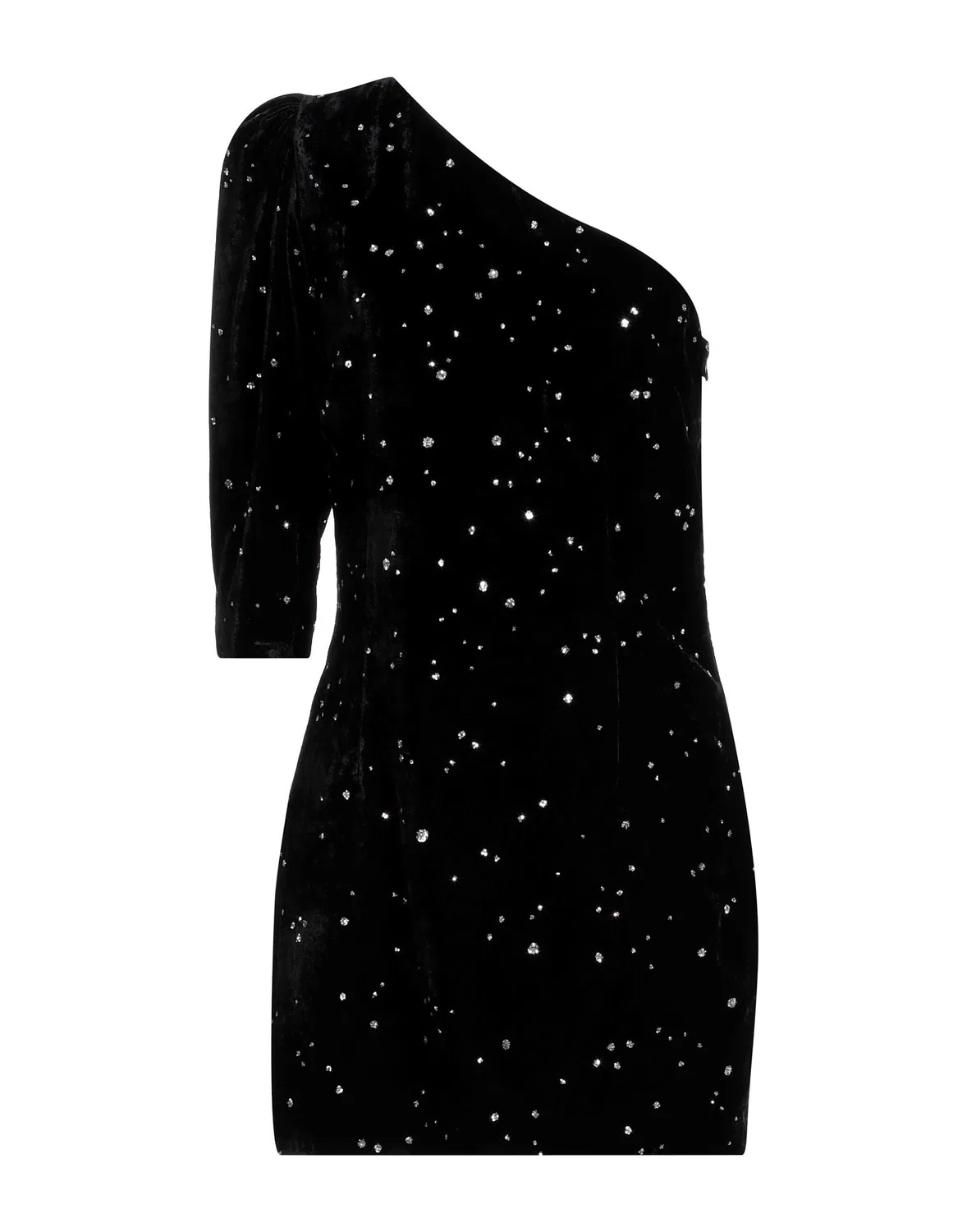 Мини-платье с одним рукавом DSQUARED2 черное