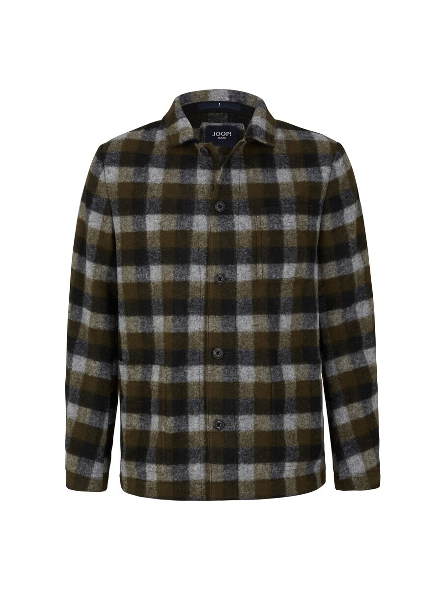 

Рубашка JOOP! Jeans Comfort fit Button Up Haiko, серый/зеленый