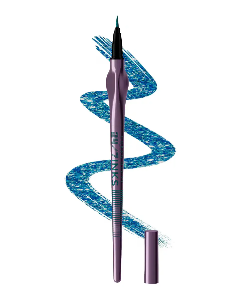 Жидкая подводка для глаз Eyeliner 7 Ink Urban Decay, 24/7 Inks -Nano- Deep End (Azul Verde) — фото 2