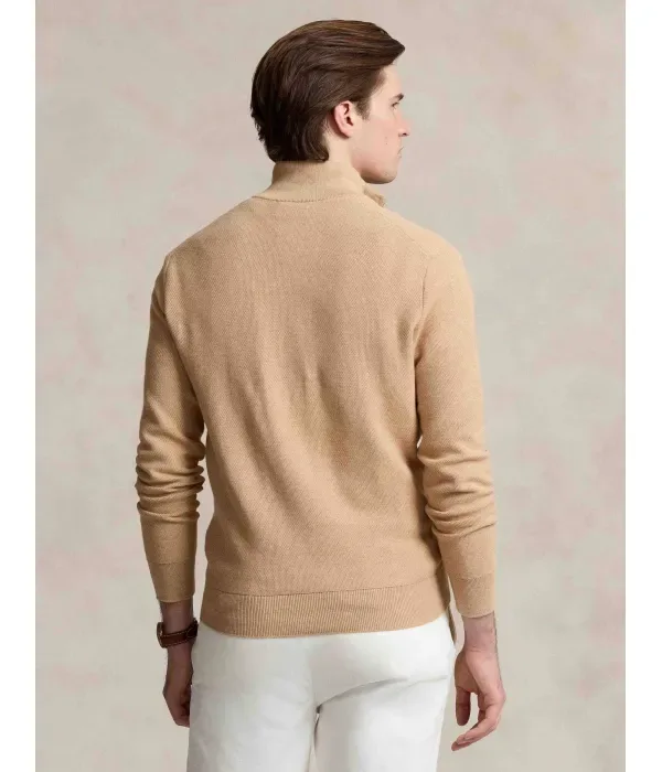 Свитер regular fit Polo Ralph Lauren, коричневый — фото 3