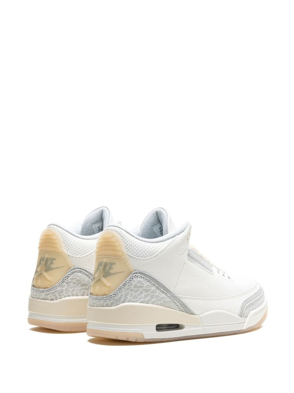 Кроссовки Air 3 Retro Craft Ivory Jordan, белый — фото 4