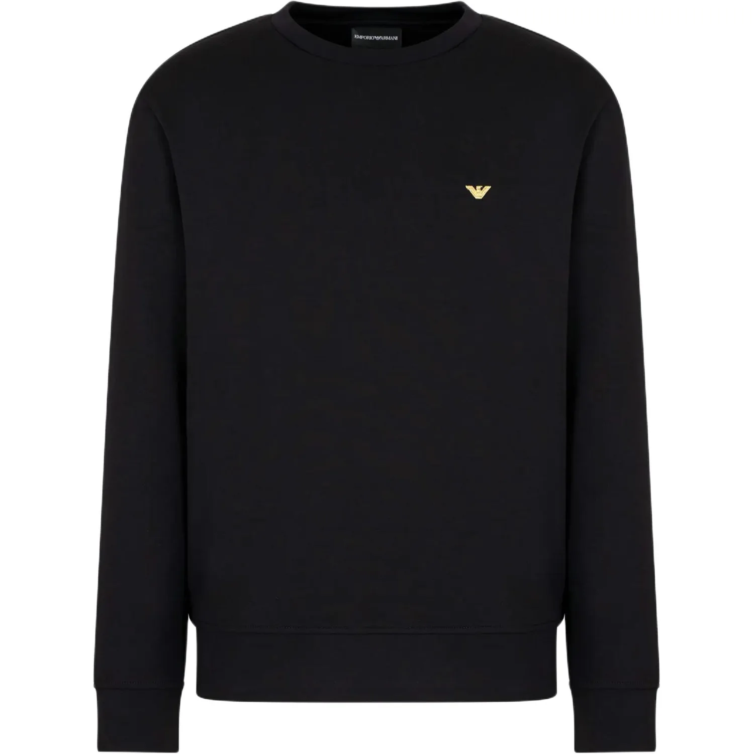 Asv Double jersey свитшот с вышивкой на китайский Новый год EMPORIO ARMANI, черный