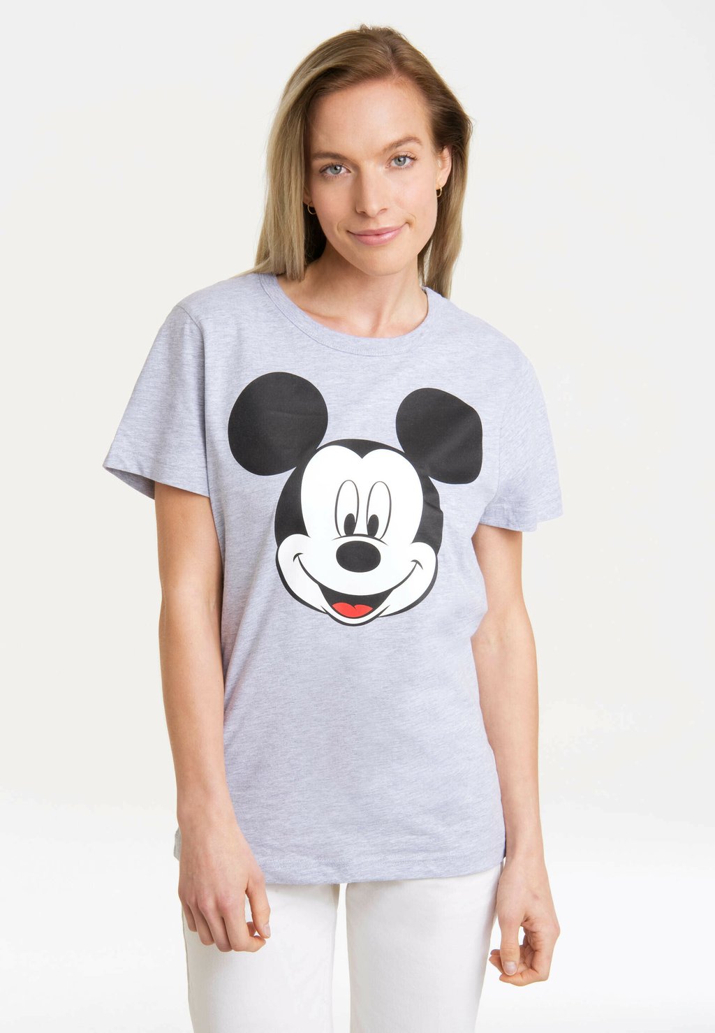 

Футболка с принтом DISNEY MICKEY MOUSE LOGOSHIRT, серый