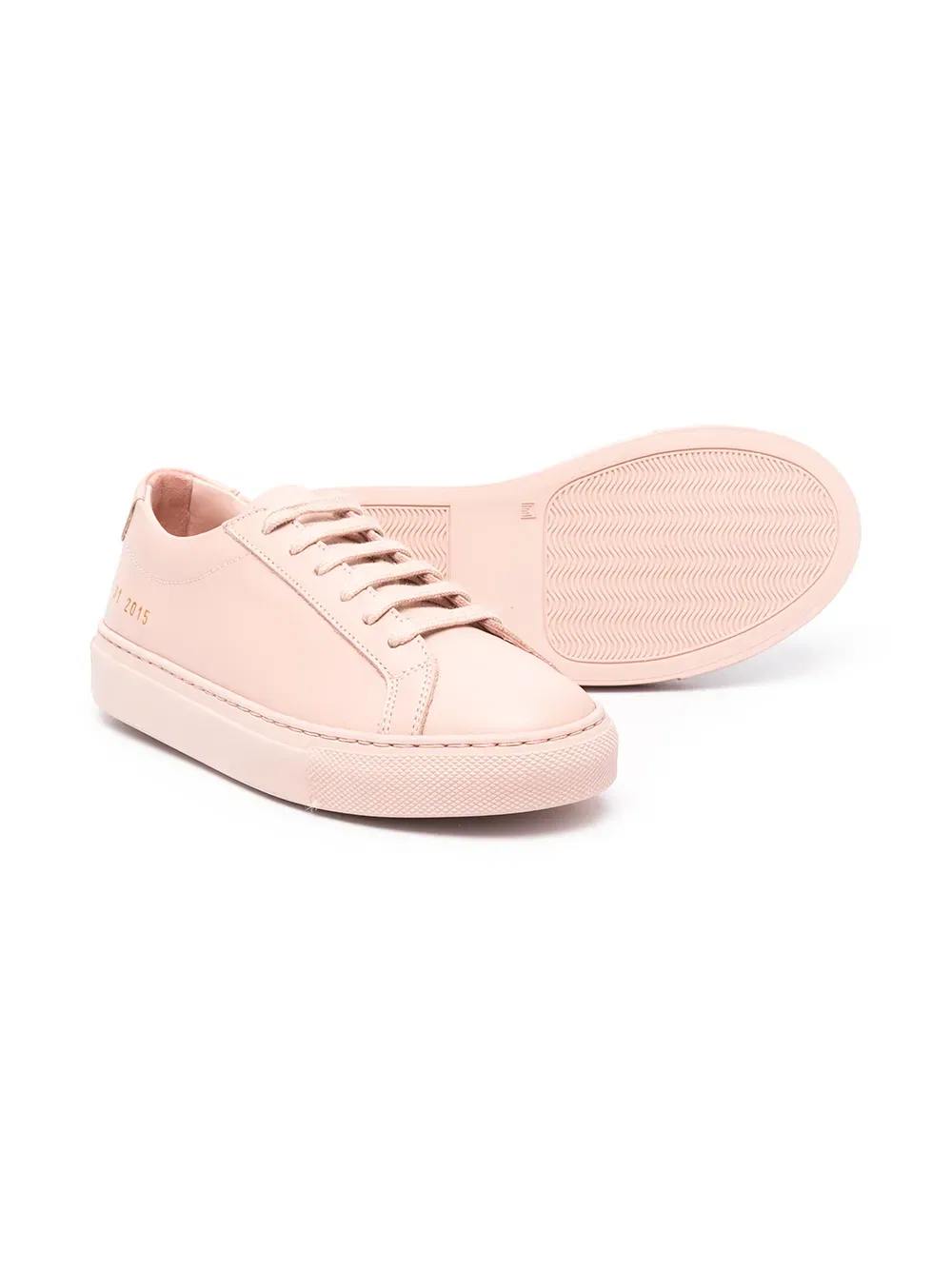 Низкие кожаные кроссовки Teen Achilles Common Projects, розовый — фото 2