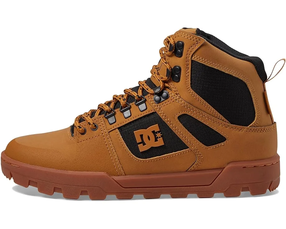 Кроссовки DC Pure High-Top WR Boot, Wheat/Black 1 — фото 4