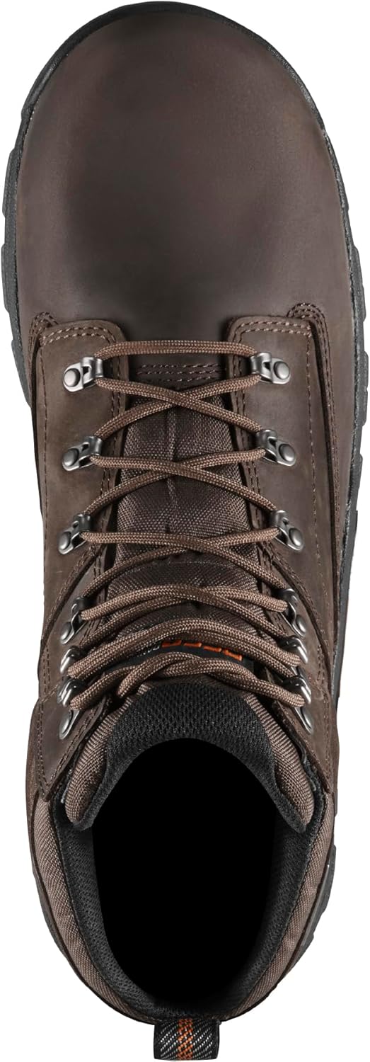 Мужские ботинки Danner Crafter 2.0 6, промышленные и строительные ботинки, из прочной кожи, водонепроницаемые, противоскользящие, удобные, коричневый — фото 4