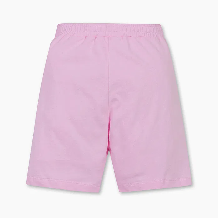 Детские шорты с графическим принтом 4/10 длины розовые от Benetton Kids — фото 2