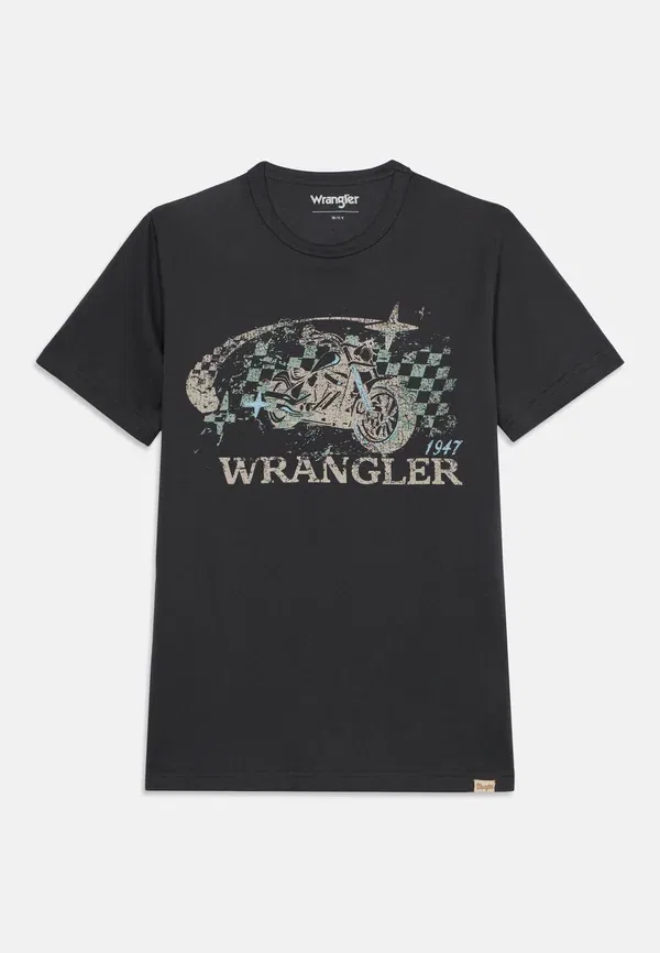 Футболка принтованная Wrangler, черный — фото 3