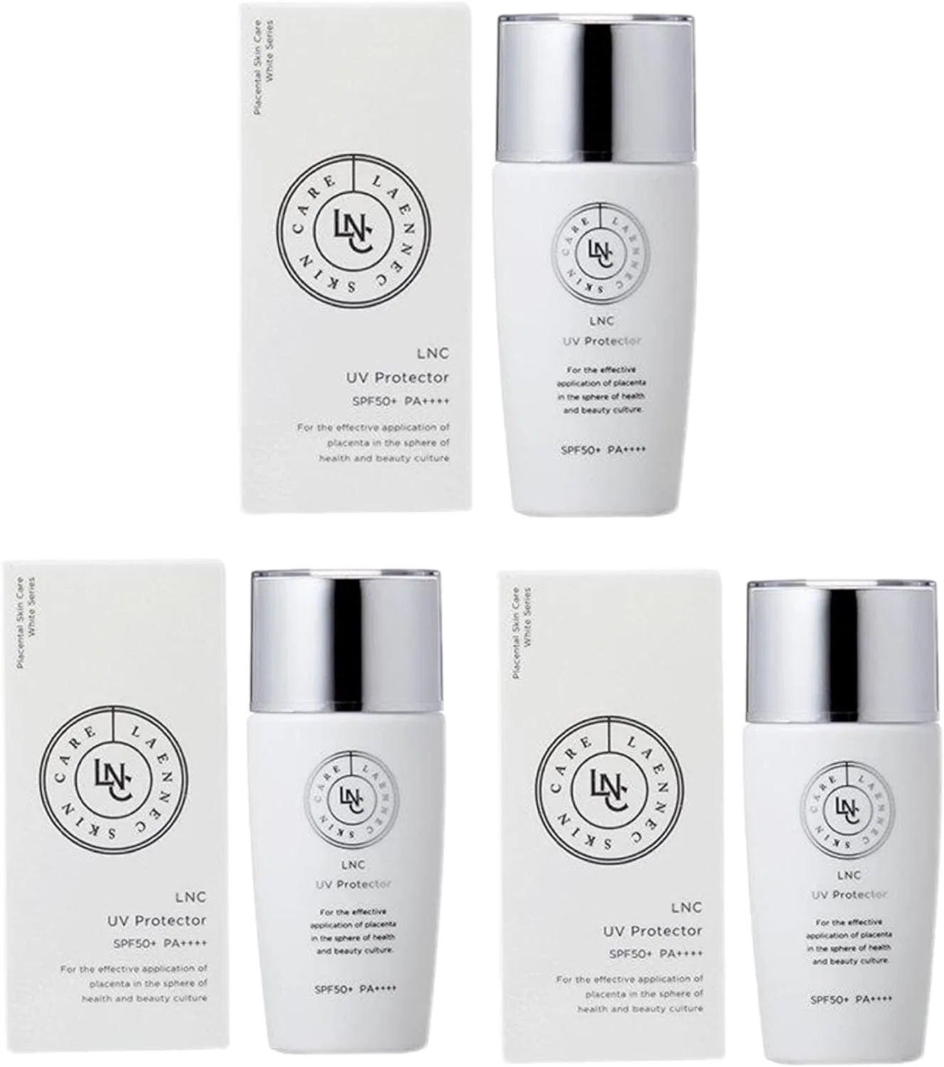 Солнцезащитный крем LNCUV Protector, 3 шт по 40 мл Japanese Biological Products