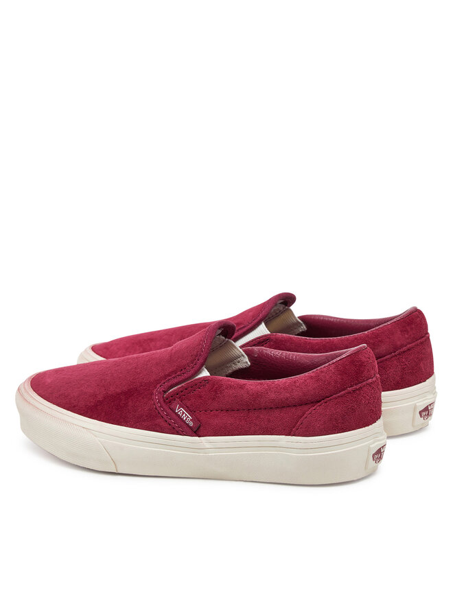 Кроссовки Classic Slip-On VN000D6YZCF1 Vans, красный — фото 3