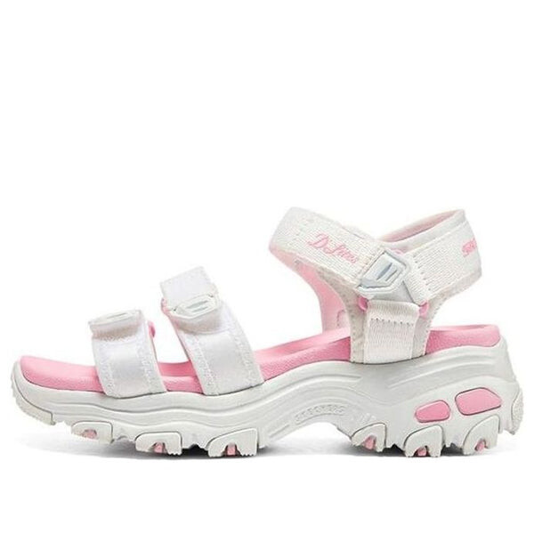 

Кроссовки d'lites sandals 'white pink' Skechers, белый