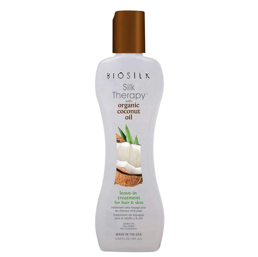 Несмываемый уход «Silk Therapy» с кокосовым маслом от BIOSILK Biosilk