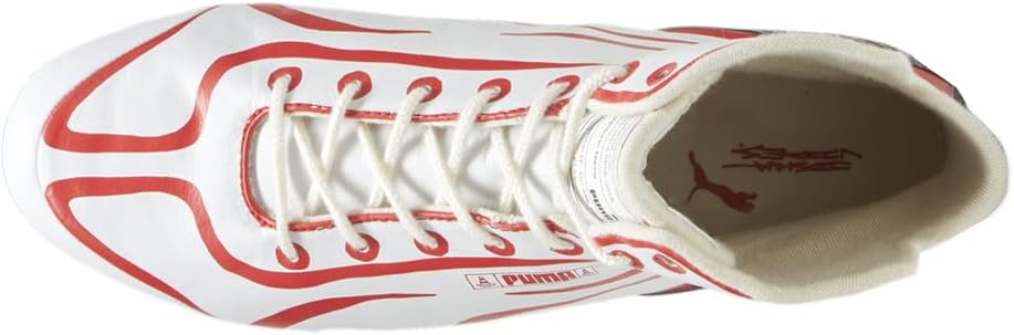 Кроссовки PUMA мужские Scuderia Ferrari Speedcat Pro Joshua Vides высокие повседневные - красные — фото 4