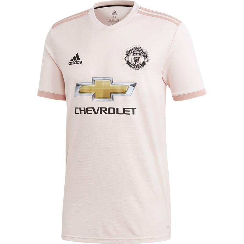 Adidas Футболка Manchester United F.C мужская розовая — фото 3