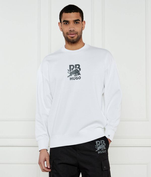 

Свитер dahrain_rb Oversize fit Hugo, белый