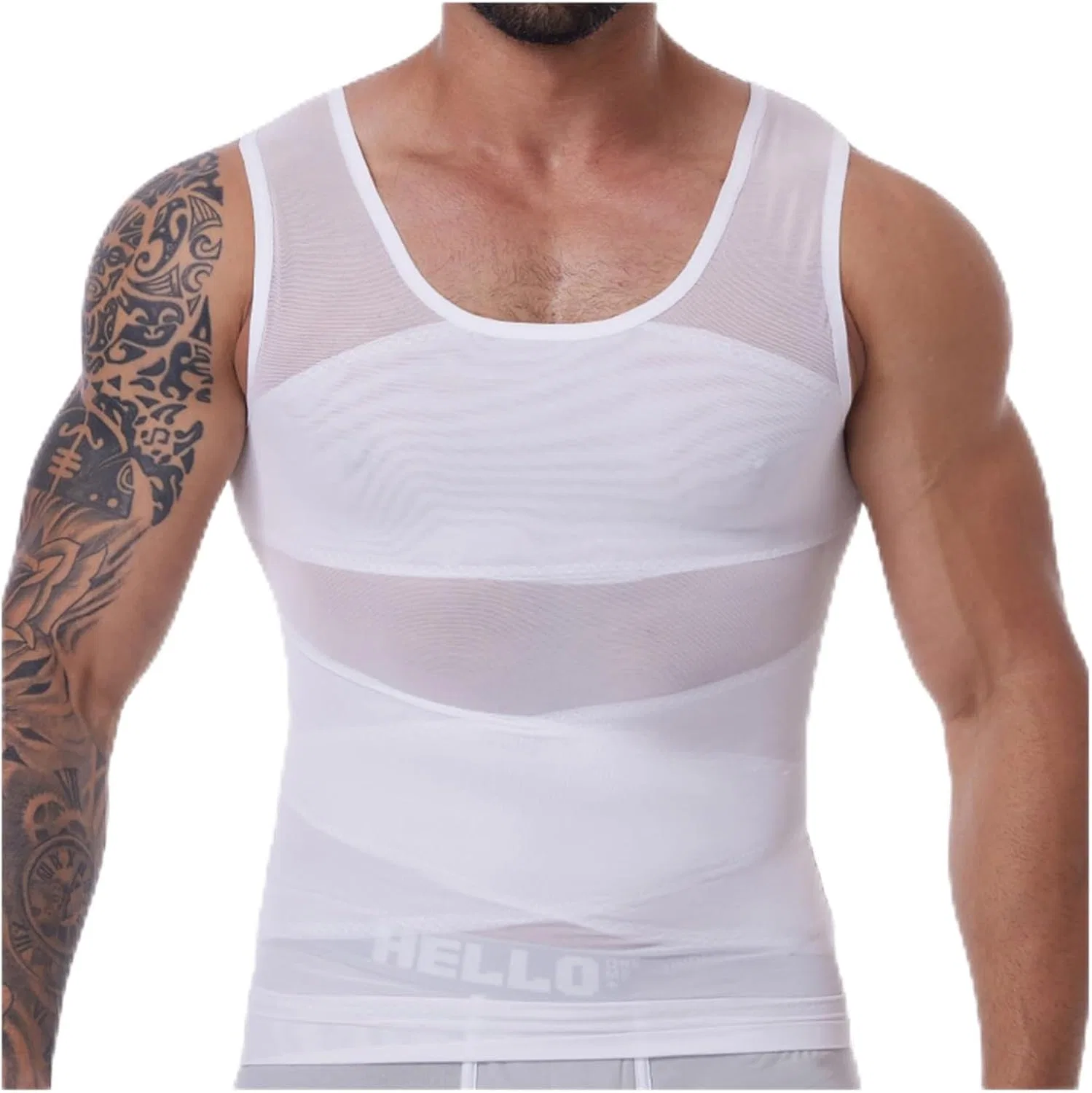 Термобелье компрессионное мужское, White