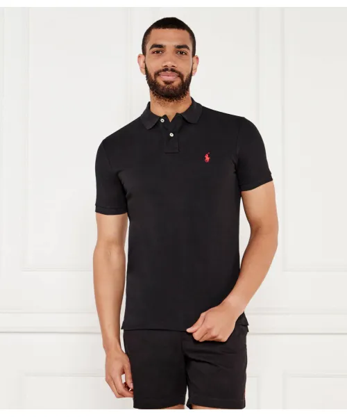 

Футболка поло Slim fit Polo Ralph Lauren, черный