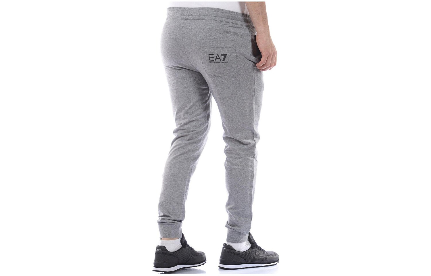 EA7 Трикотажные спортивные штаны мужские серые Emporio Armani, серый — фото 2